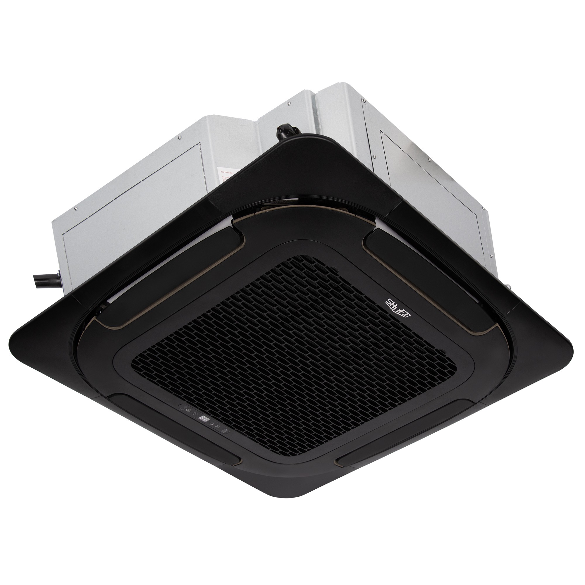 Комплект SHUFT SFLC_C-48HN1_V2_BL полупромышленной сплит-системы, кассетного типа (черная панель)