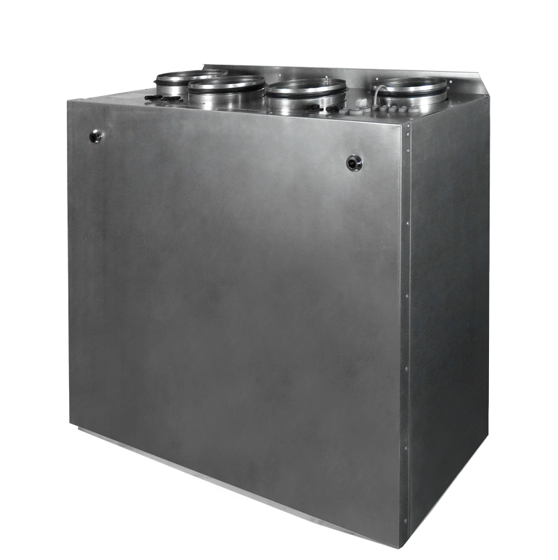 Компактная приточно-вытяжная установка с пластинчатым рекуператором Brissago VPE 800